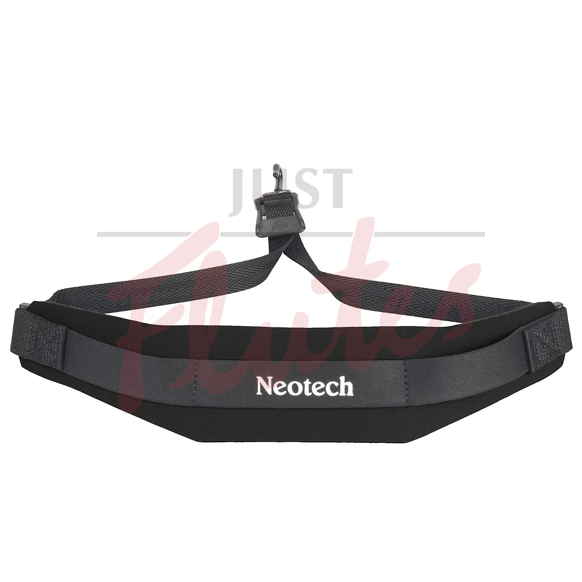 Neotech 1901192 Alto/Tenor Saxophone Soft Sax Strap, Metal Hook, Black