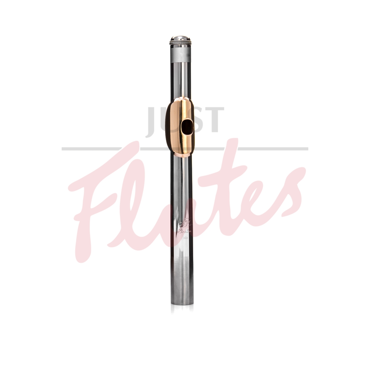 Miguel Arista Solid Flute Headjoint with 14k Rose Lip and Riser, Tally (Vintage) Style