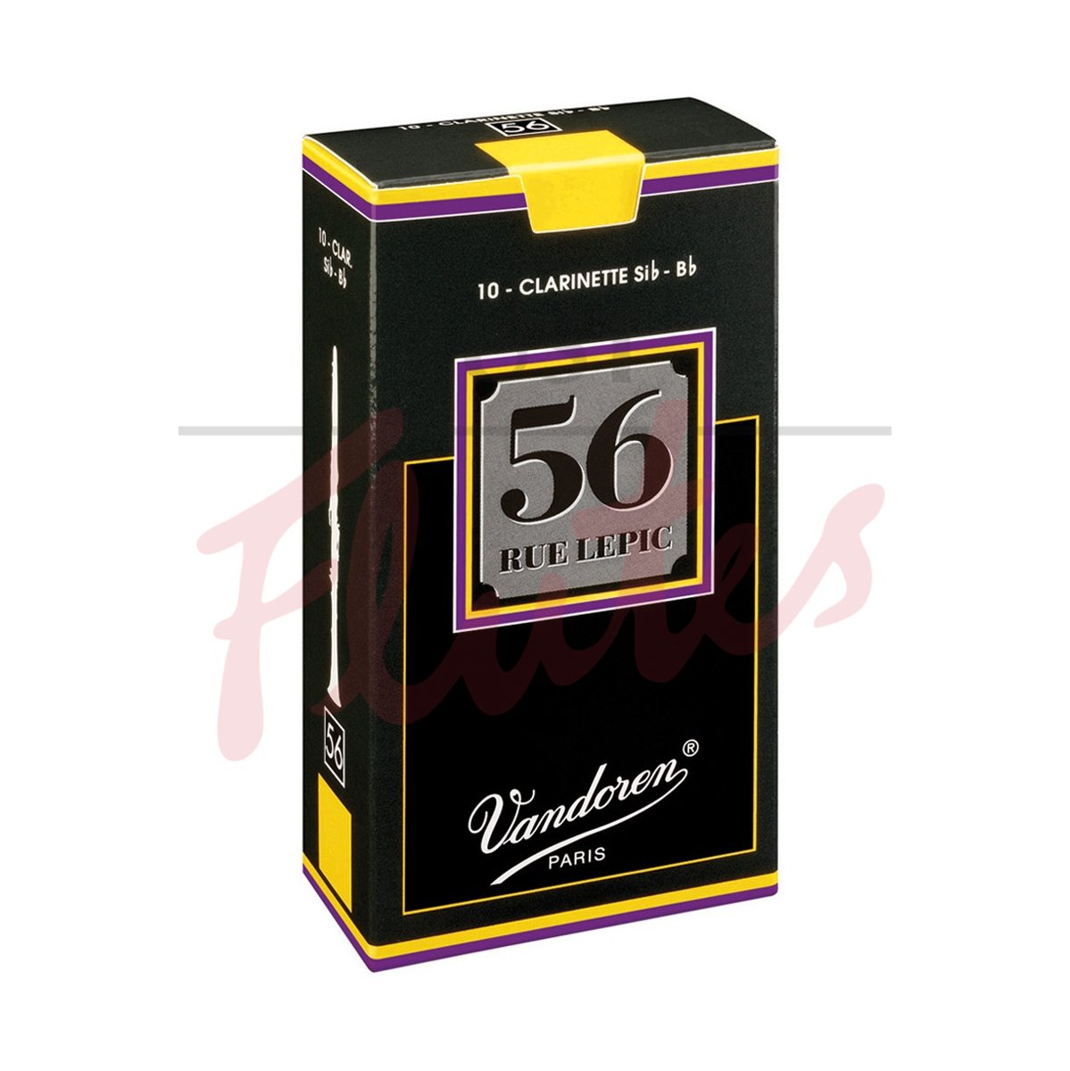 Vandoren CR5035+ 56 Rue Lepic Clarinet Strength 3.5+ Reeds, 10-pack