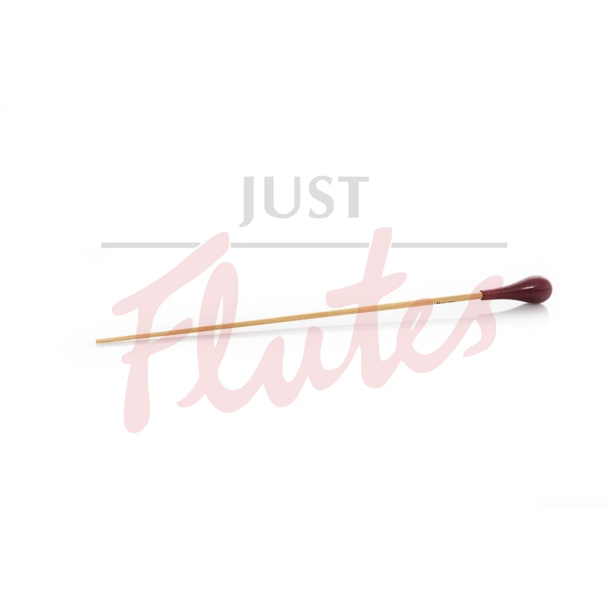 Mollard S14PN Conducting Baton - Pear-shaped Purpleheart Handle, 14" Natural Shaft