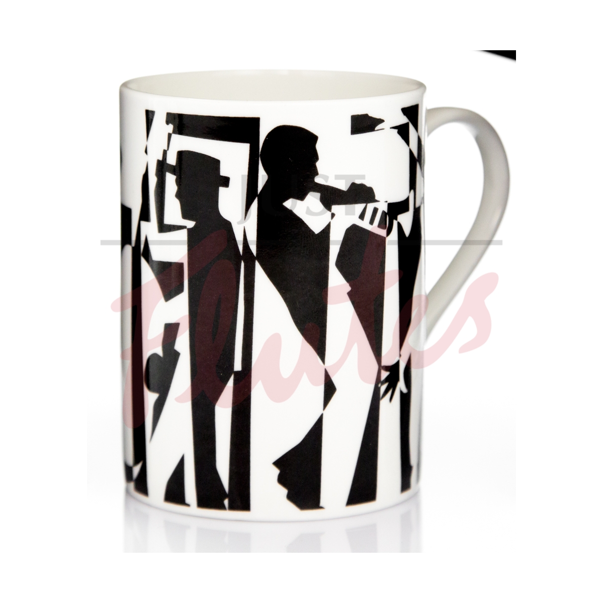 Bone China Mug, Jazz Design