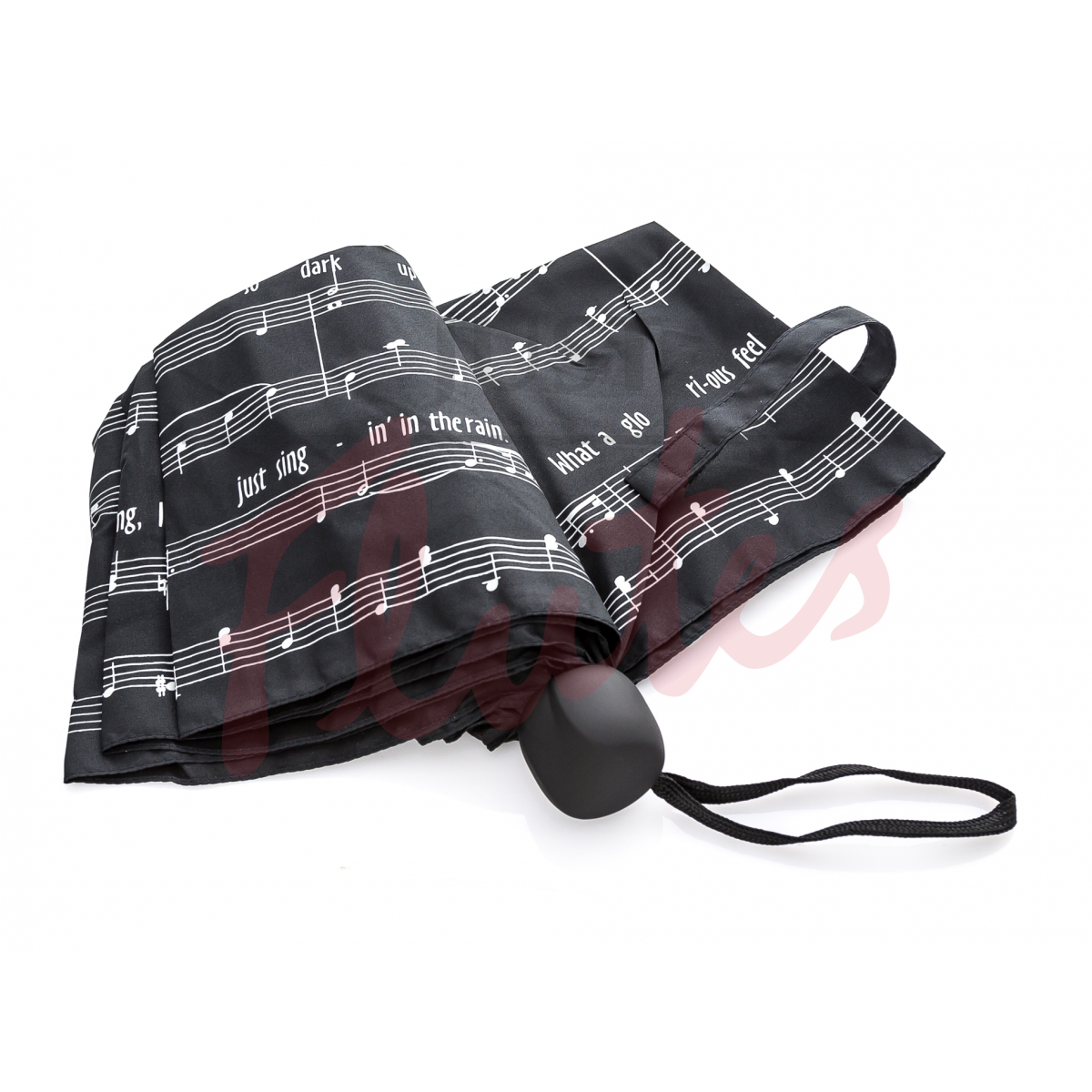 Singing In The Rain Mini Umbrella - Black