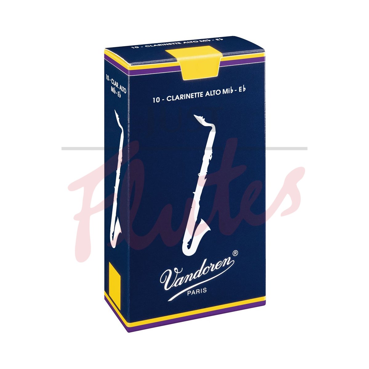 Vandoren CR143 Traditional Alto Clarinet Reeds Strength 3, 10-pack