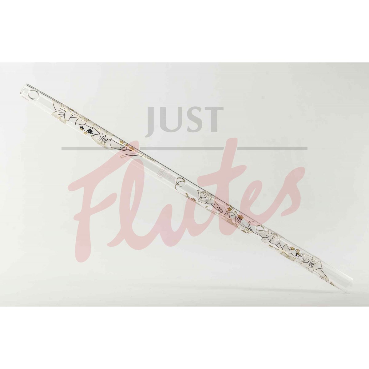 Hall 21701 Crystal Flute in G, Offset, White Lily