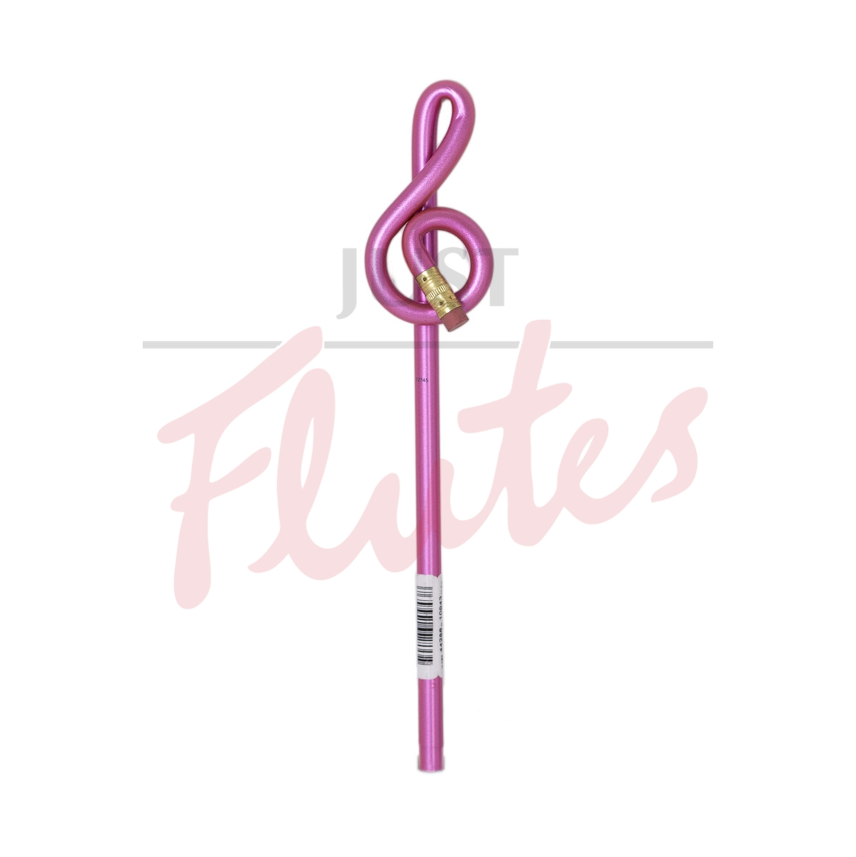 Bentcil Treble Clef Shaped Pencil, Pink