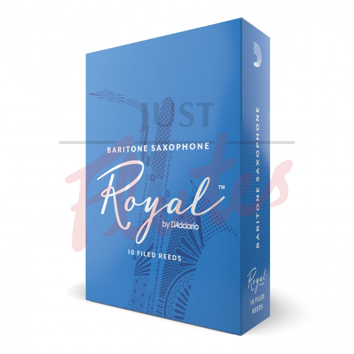 Royal by D'Addario RLB1025 Baritone Saxophone 2.5 Reeds, 10-pack