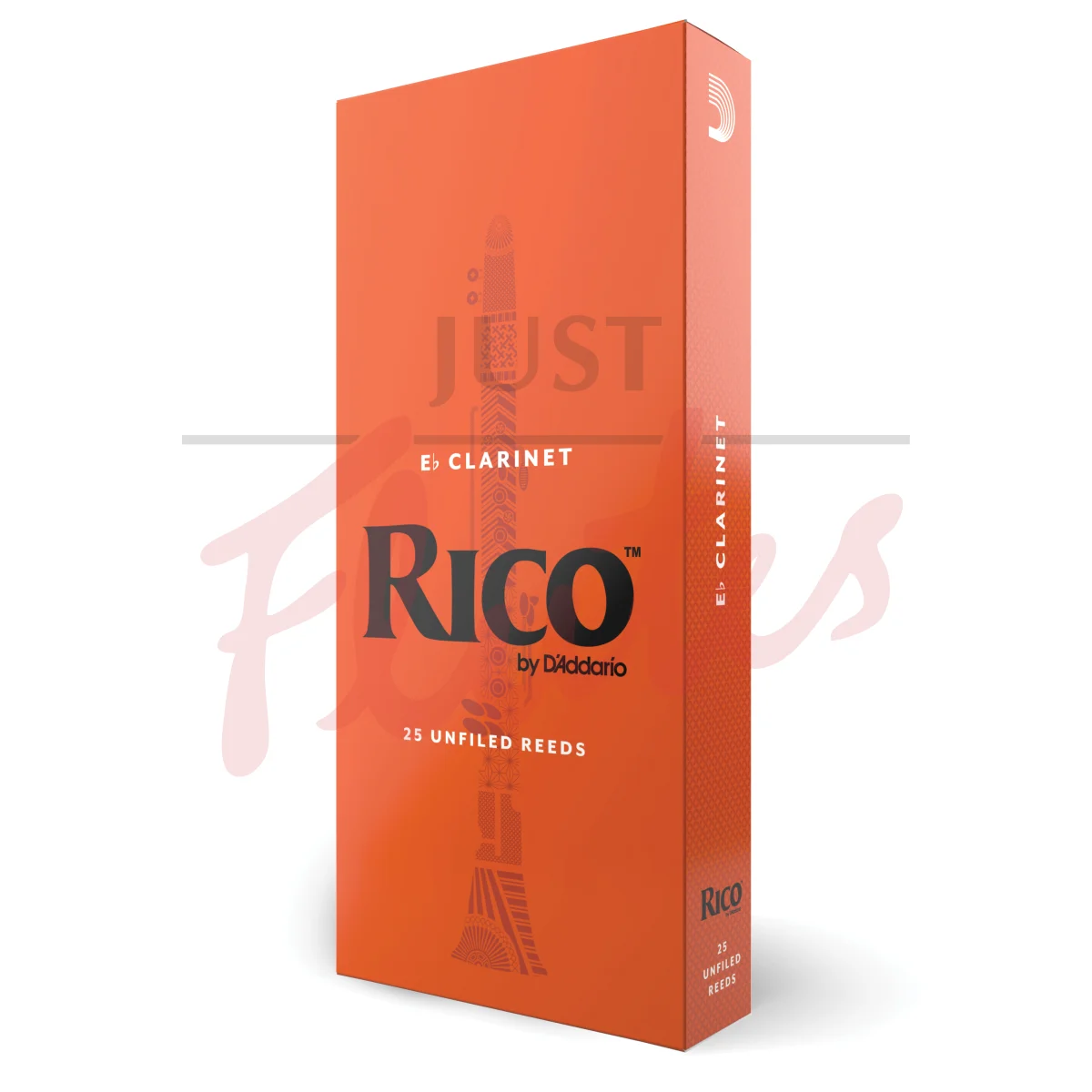 Rico by D'Addario RBA2515 Eb Clarinet Reeds Strength 1.5, 25-pack