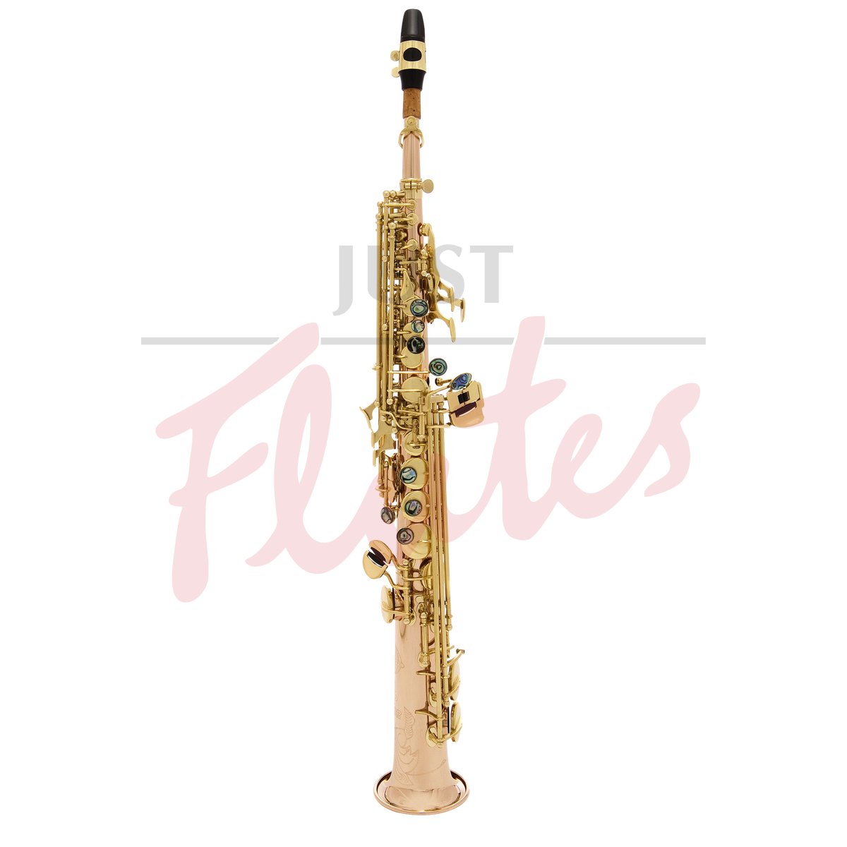 JP043R Soprano Saxophone, Rose Brass