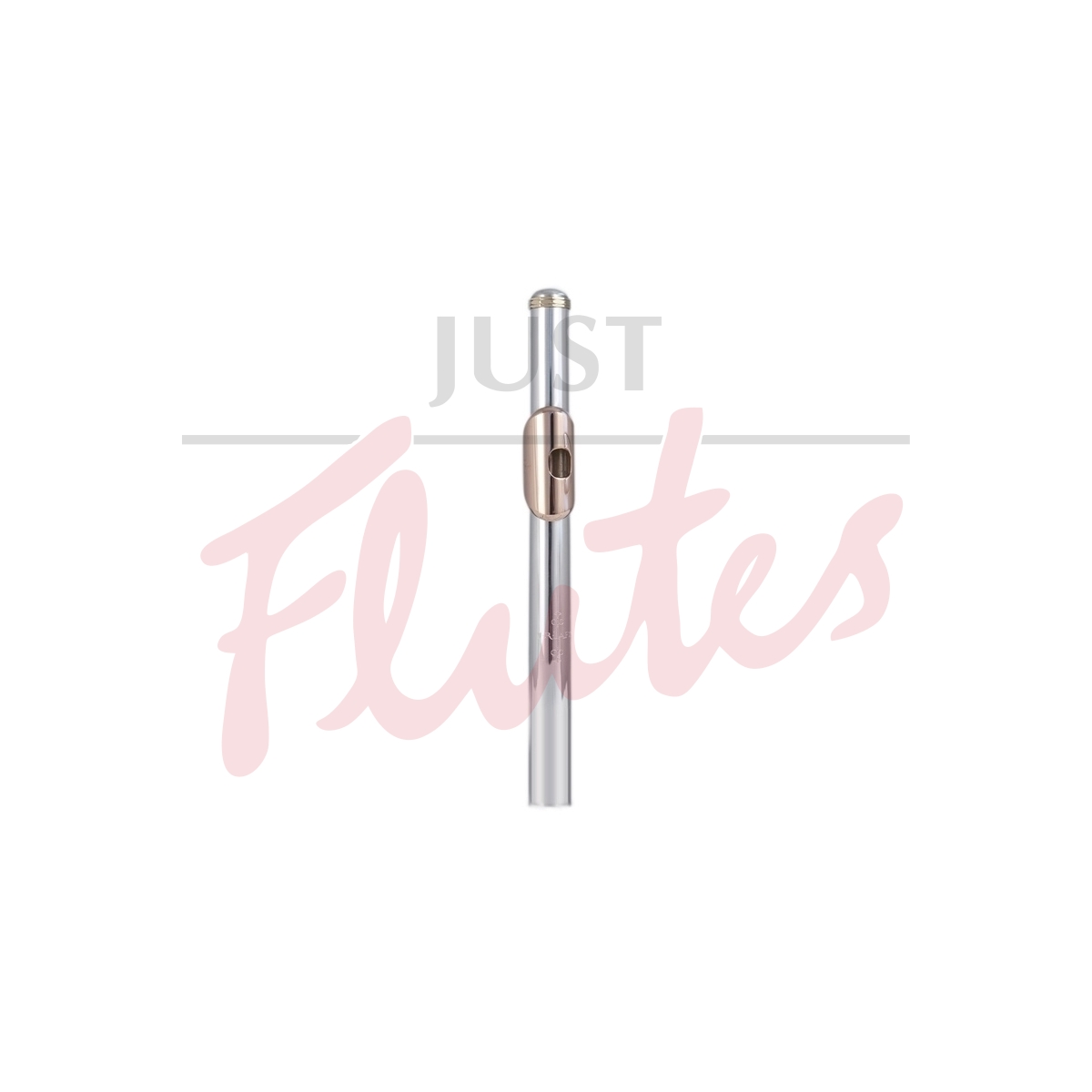 J R Lafin Solid Flute Headjoint with 14k Rose Lip, Riser and Adler Wings