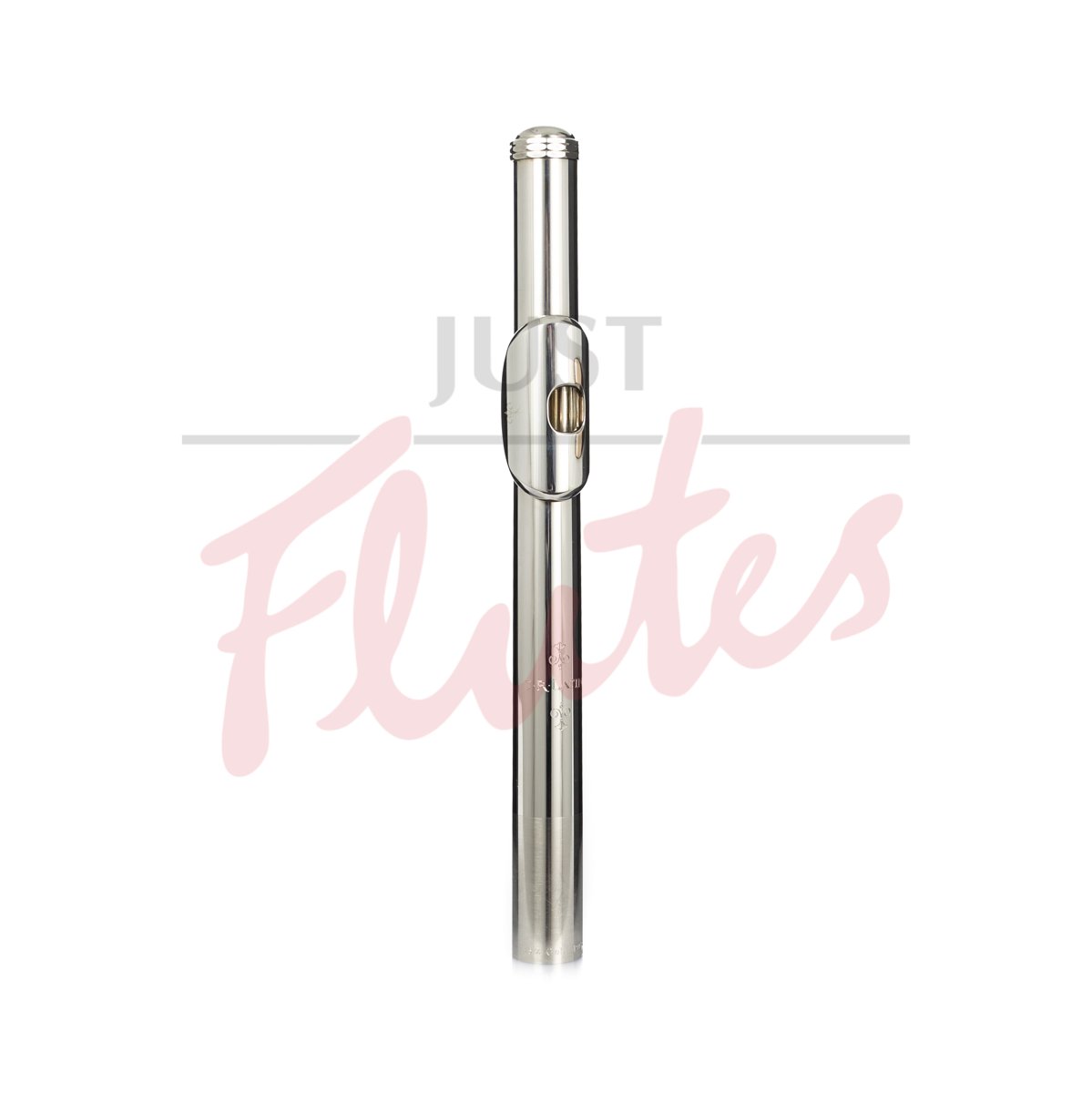 J R Lafin Solid Flute Headjoint with 14k Rose Riser and Adler Wings