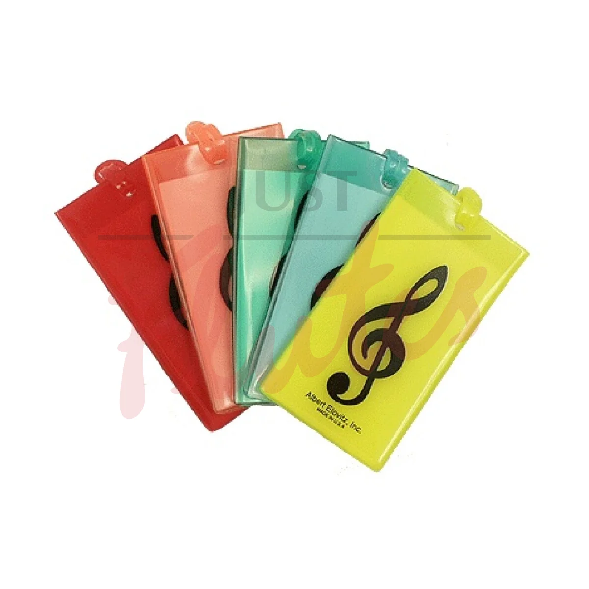 Musical Instrument Identification Tag, Treble Clef Design