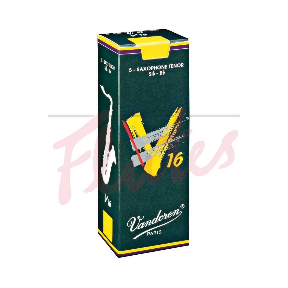 Vandoren SR723 V16 Tenor Saxophone Reeds Strength 3, 5-pack