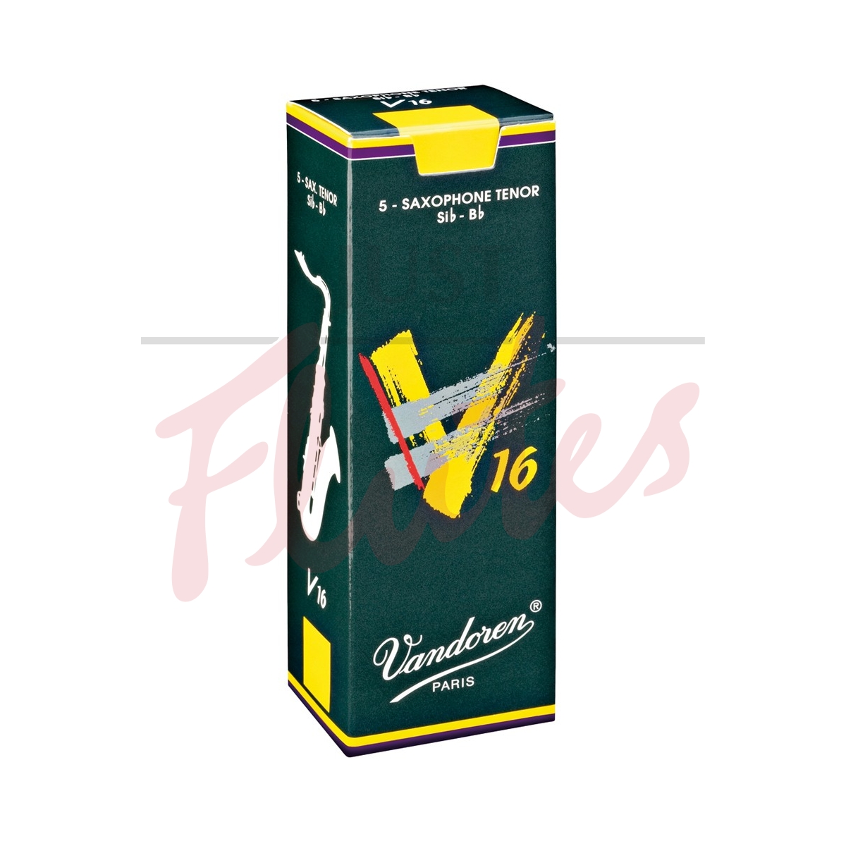 Vandoren SR723 V16 Tenor Saxophone Reeds Strength 3, 5-pack