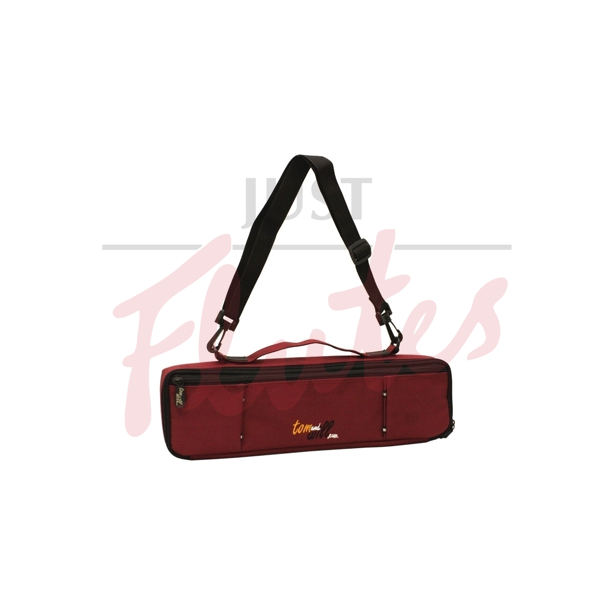 tom and will 33FCC-650 Flute Case Cover, Burgundy