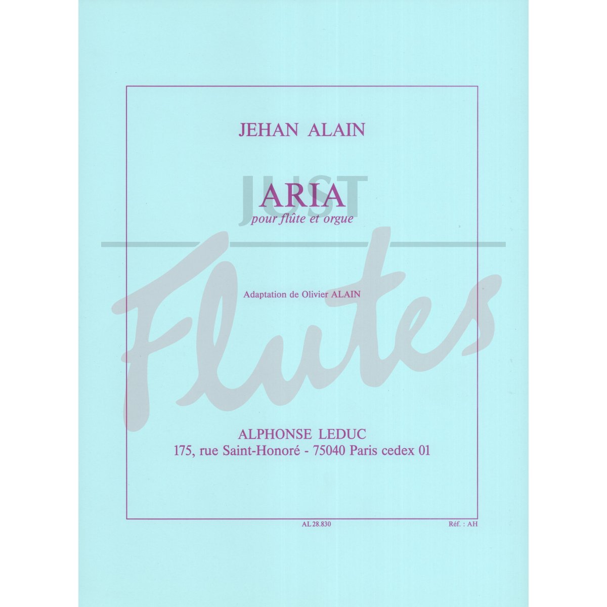 Aria for Flute and Organ