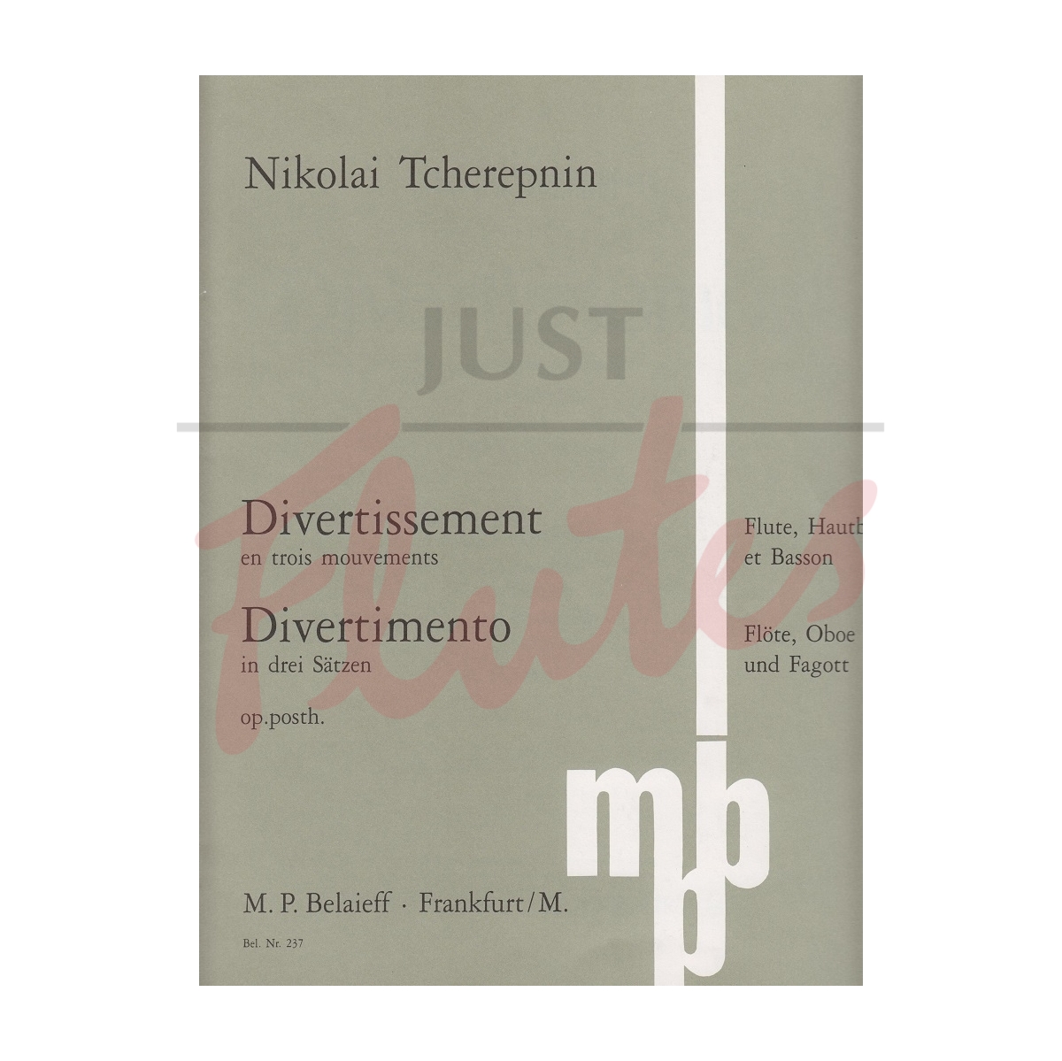 Divertimento for Flute, Oboe and Bassoon