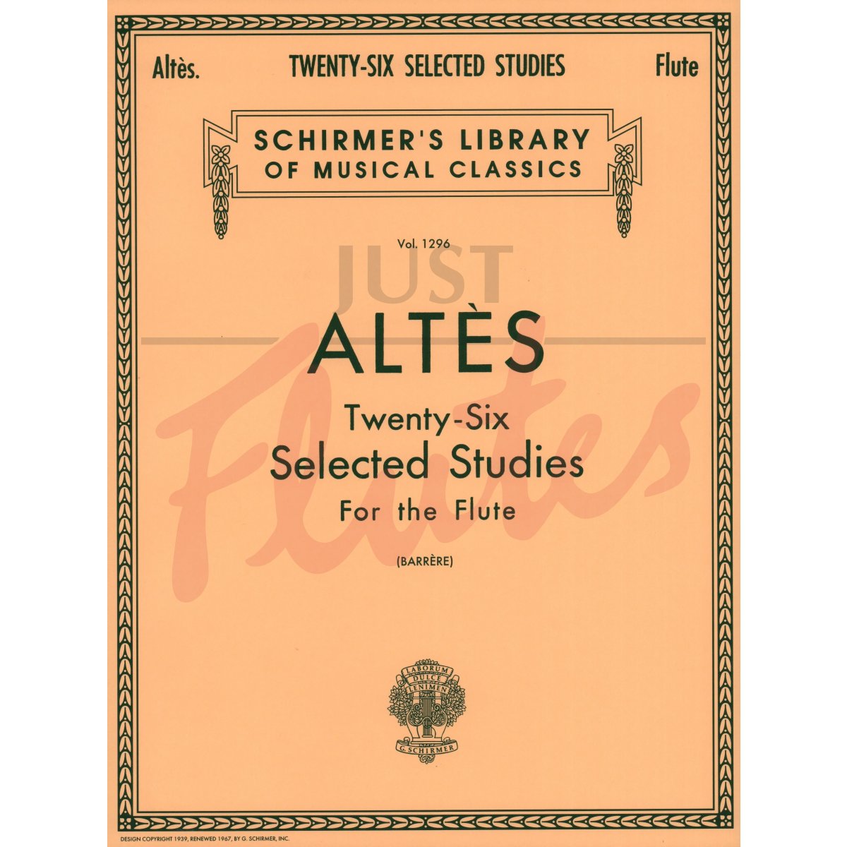 Twenty-Six Selected Studies for Flute