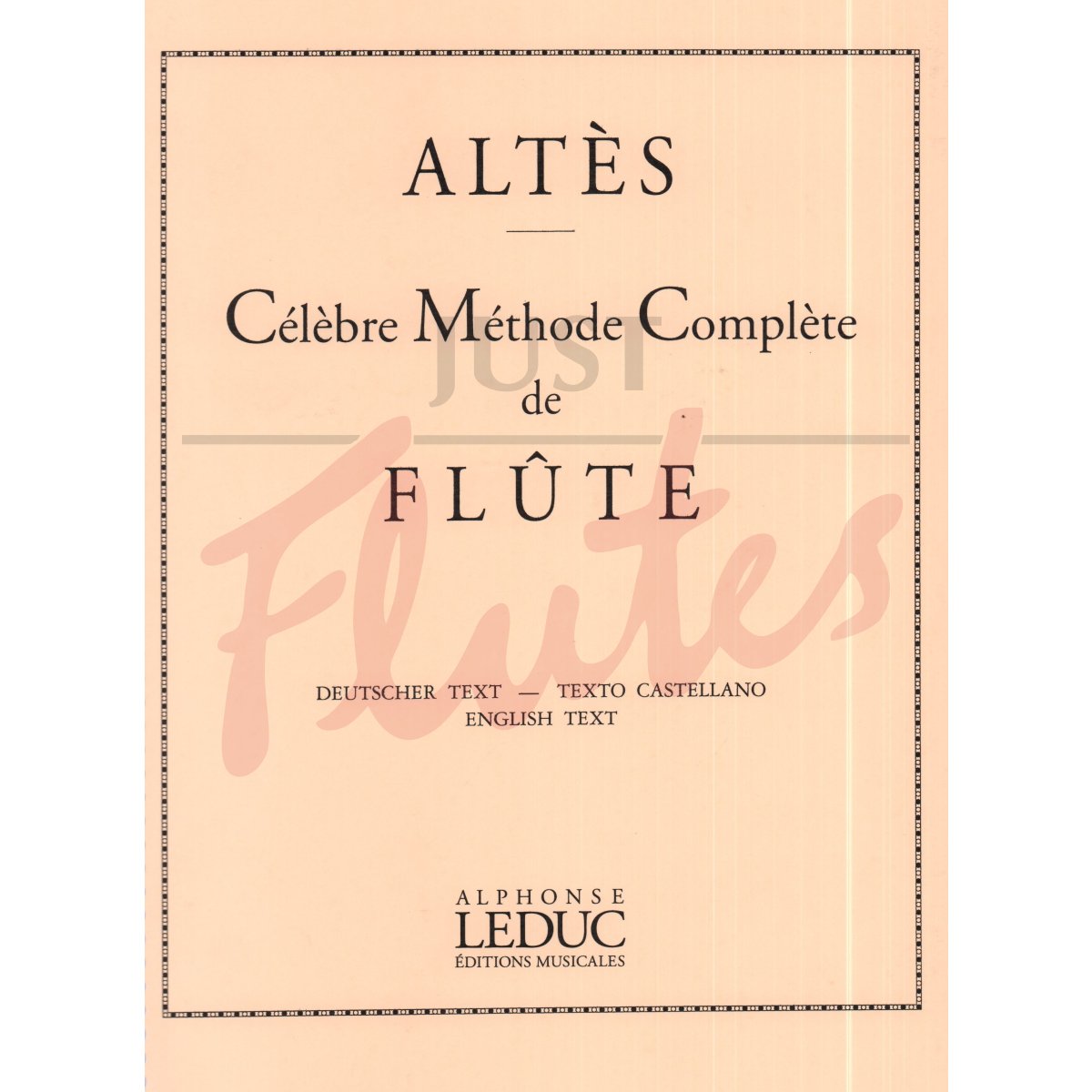 Célèbre Méthode Complète de Flûte Vol 2