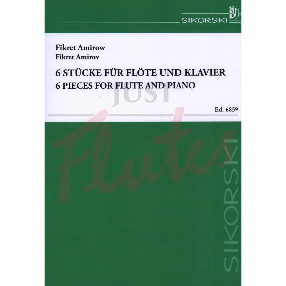 Six Pieces for Flute and Piano