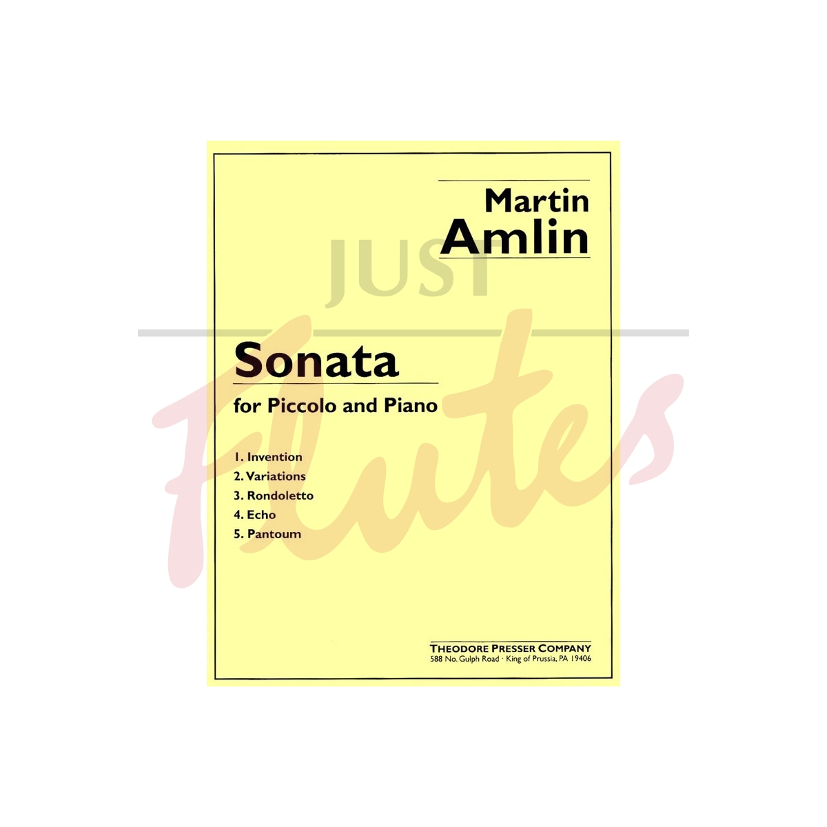 Sonata for Piccolo and Piano