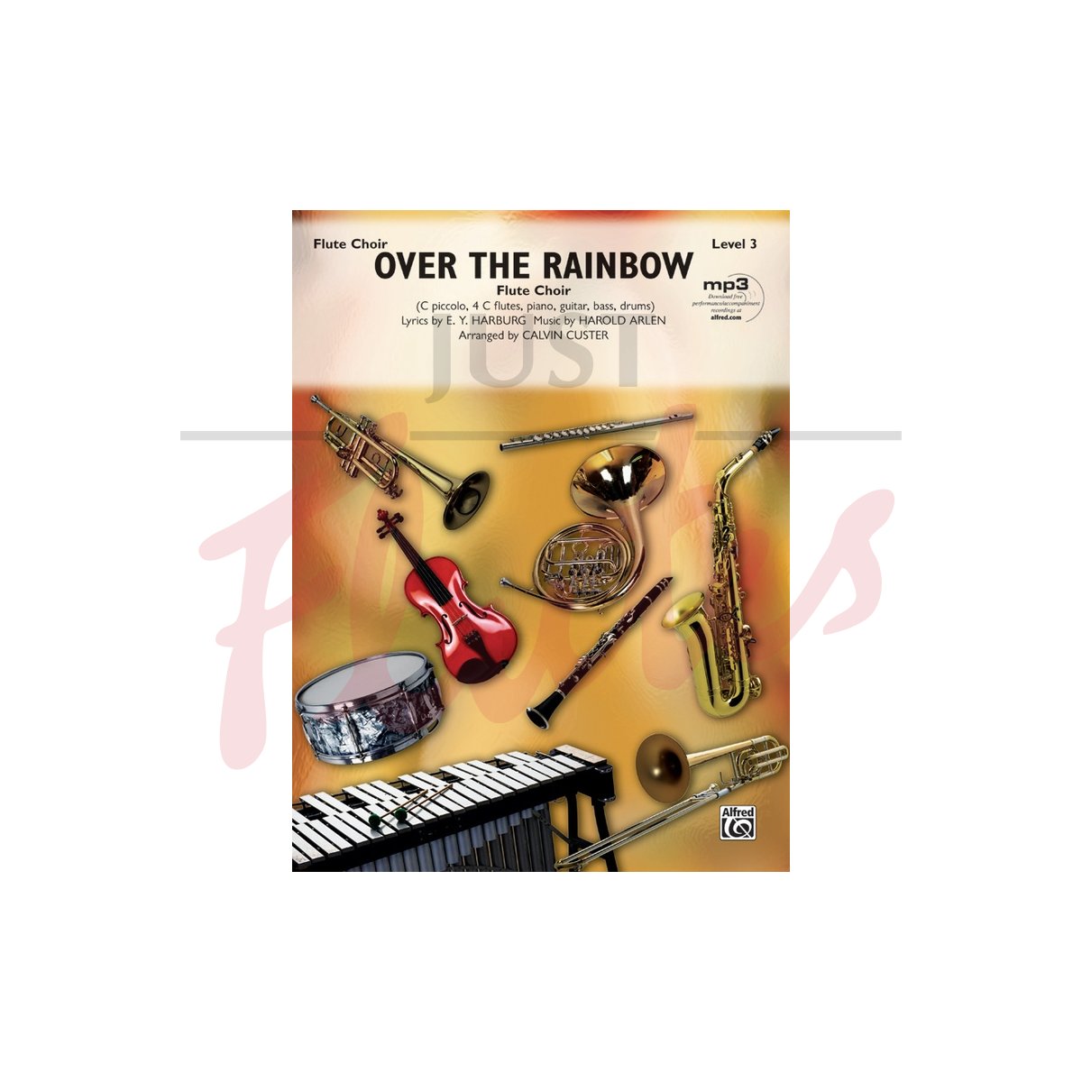 Over the Rainbow for Five Flutes
