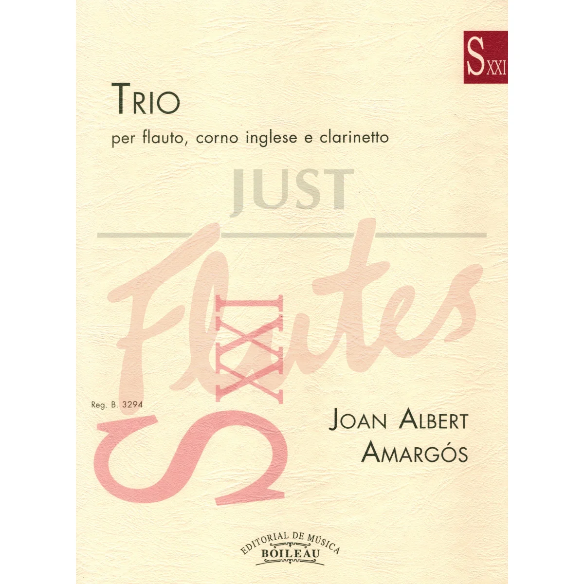 Trio for Flute, Cor Anglais and Clarinet