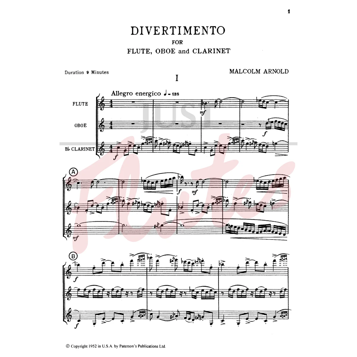 Divertimento for Wind Trio