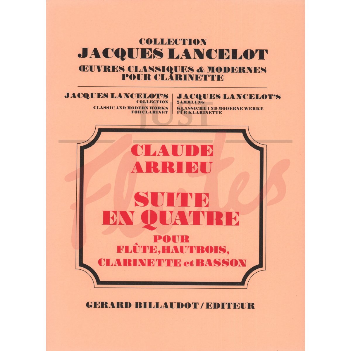 Suite en Quatre for Flute, Oboe, Clarinet and Bassoon