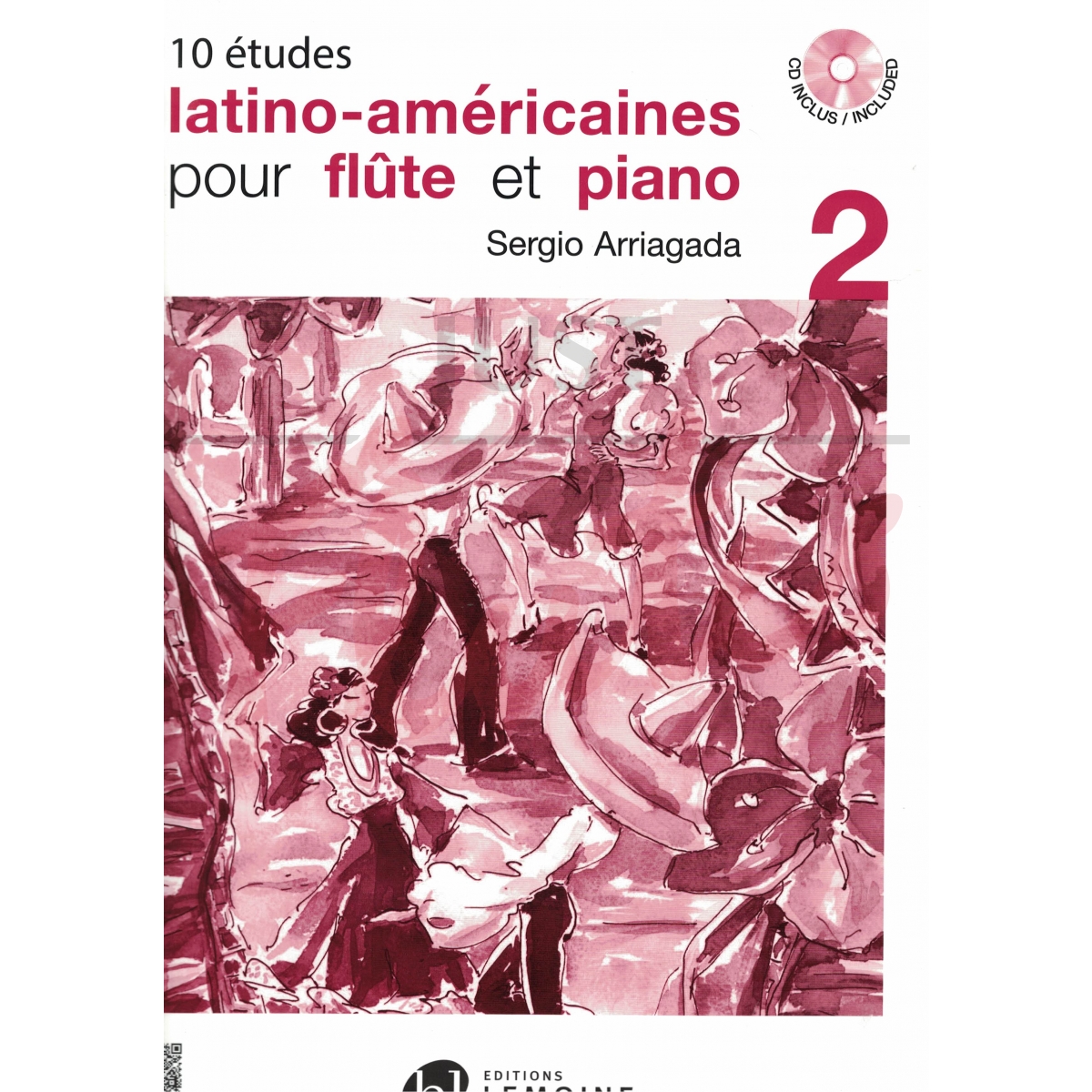 10 Latin-American Studies for Flute and Piano, Vol 2
