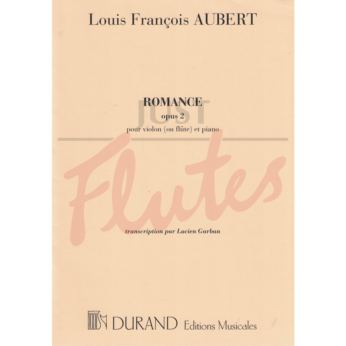 Romance arranged for Flute and Piano