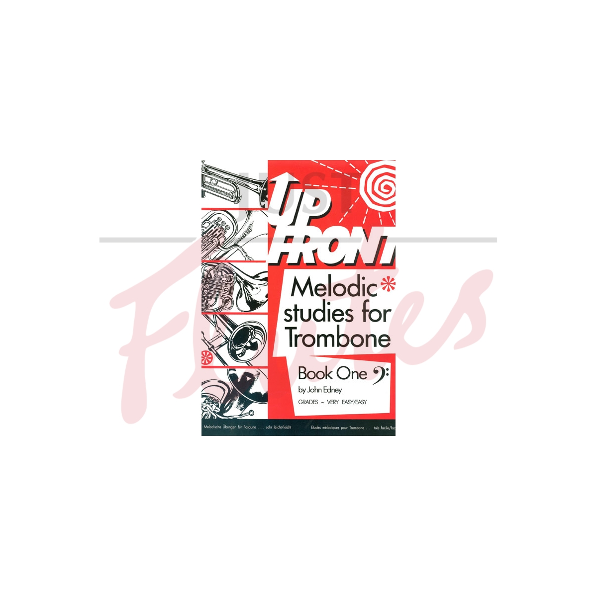 Up Front Melodic Studies for Trombone [Bass Clef] Book 1