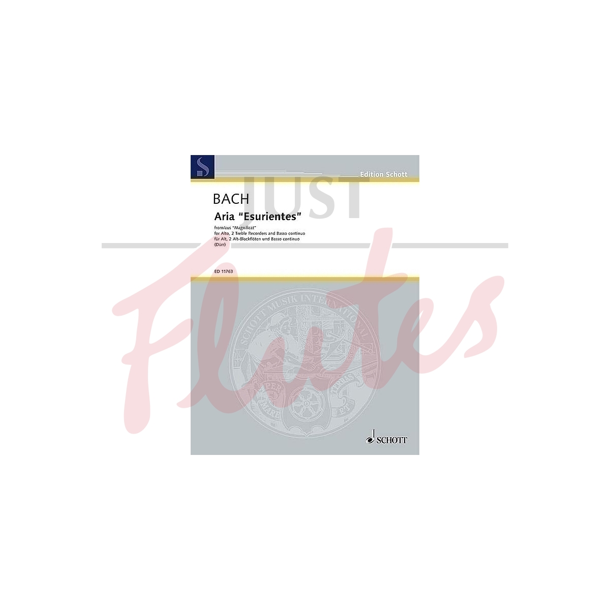 Esurientes Implevit Bonis from the Magnificat (1st version) for Flute and Voice