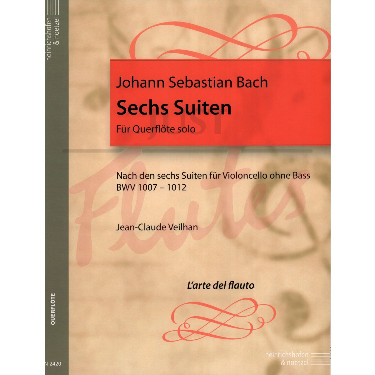 Six Suites for Solo Flute (after Cello Suites BWV1007-12)