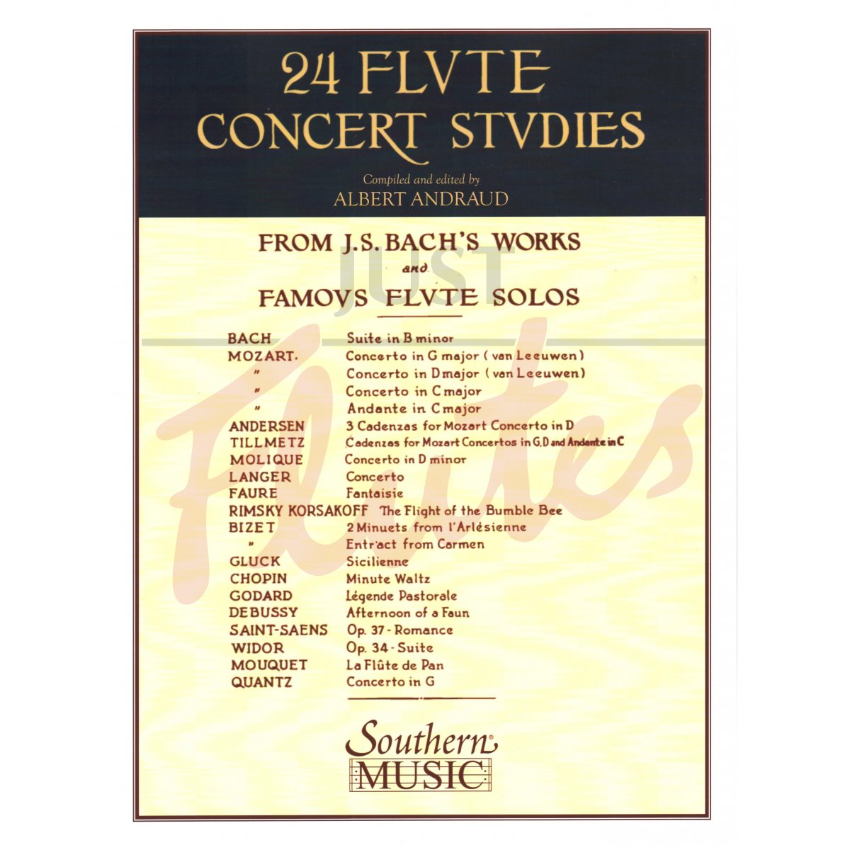 24 Flute Concert Studies