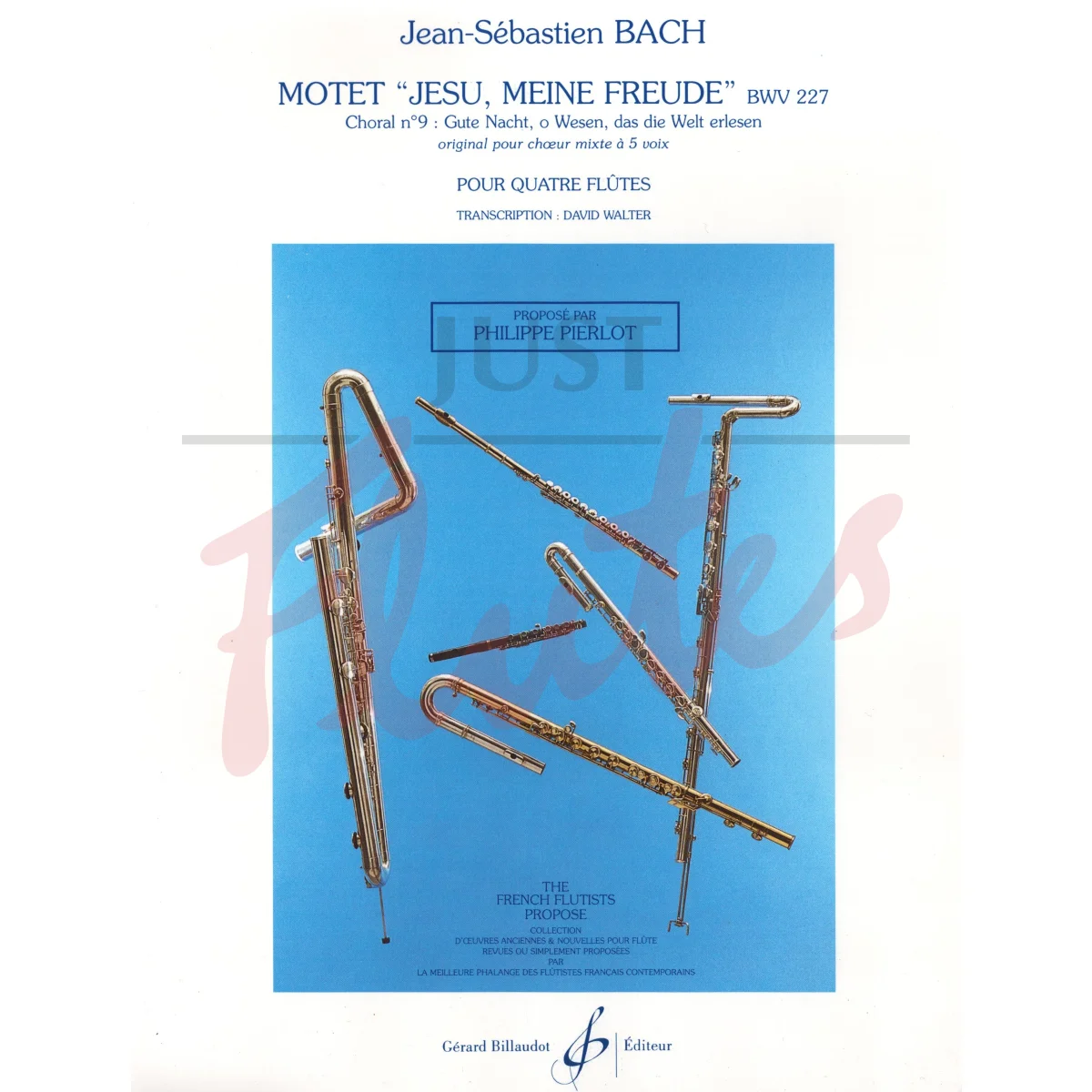 Motet Jesu Meine Freude for Flute Quartet