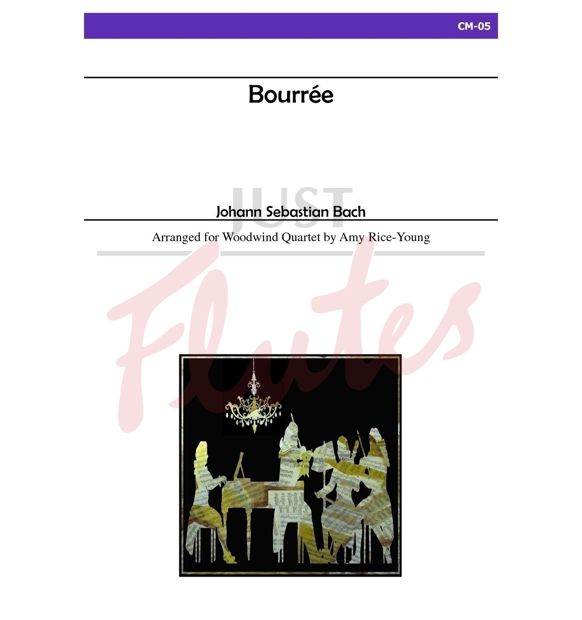 Bourrée arranged for Flute, Oboe, Clarinet and Bassoon