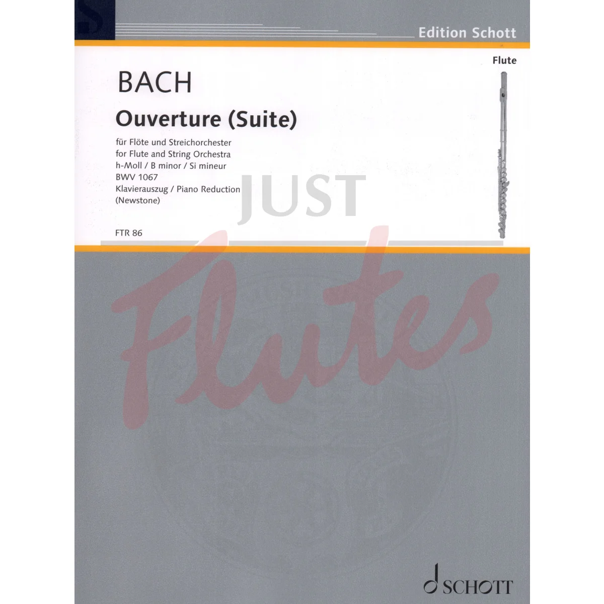 Overture (Suite) No. 2 in B minor for Flute and Piano 