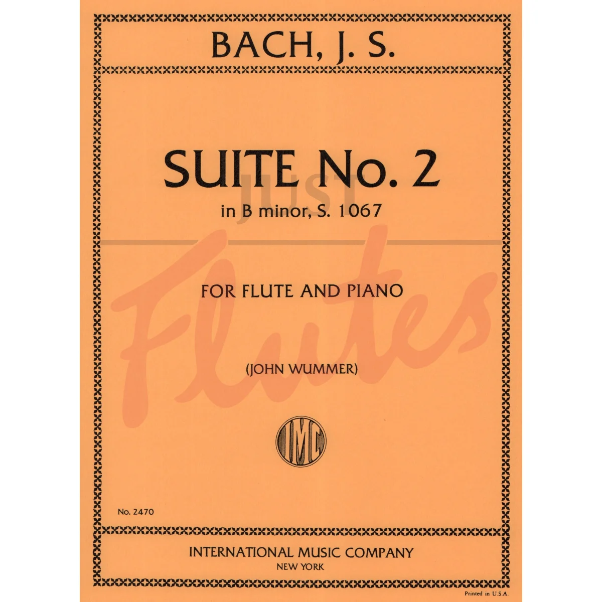 Suite No. 2 in B minor for Flute and Piano