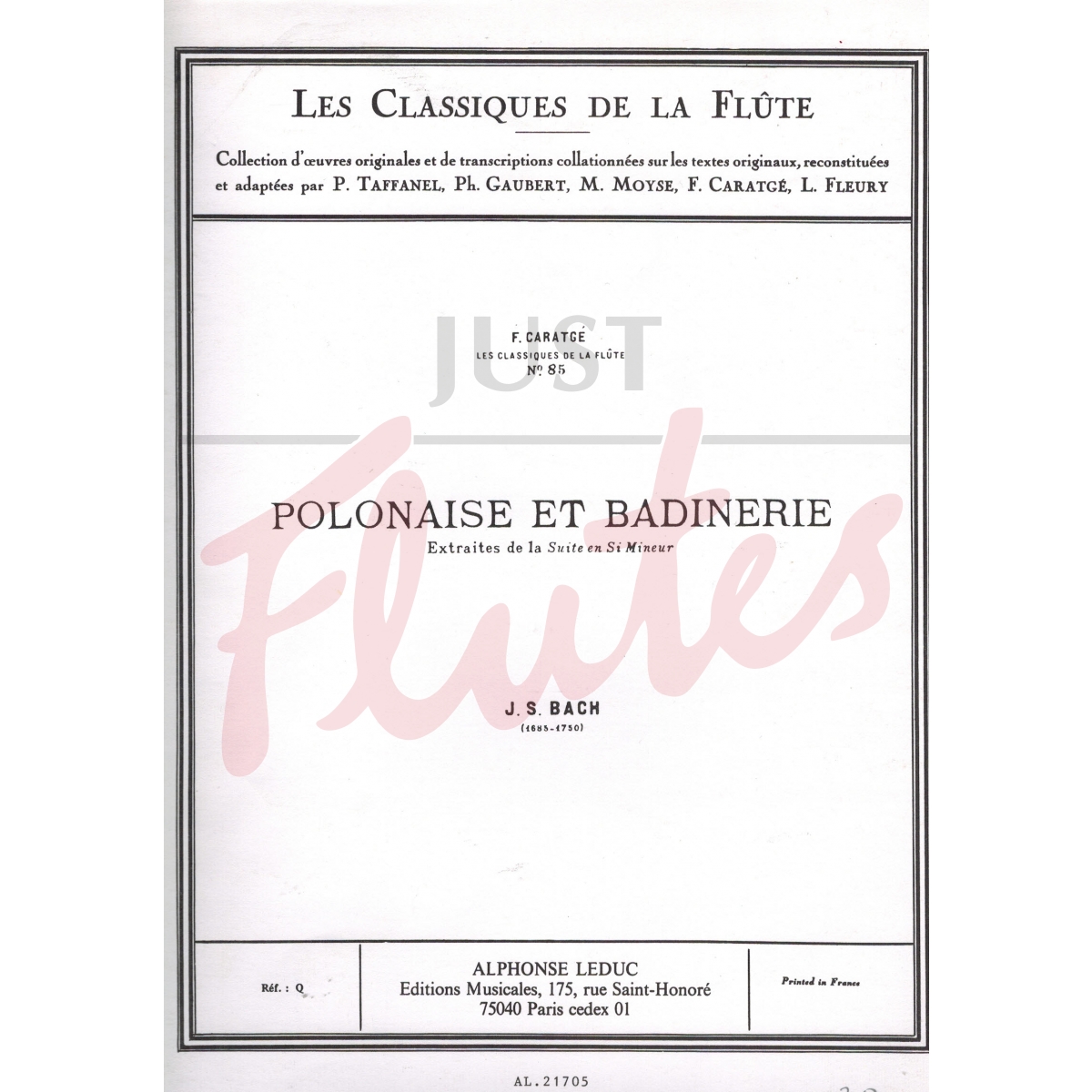 Suite No 2 in B minor - Polonaise and Badinerie