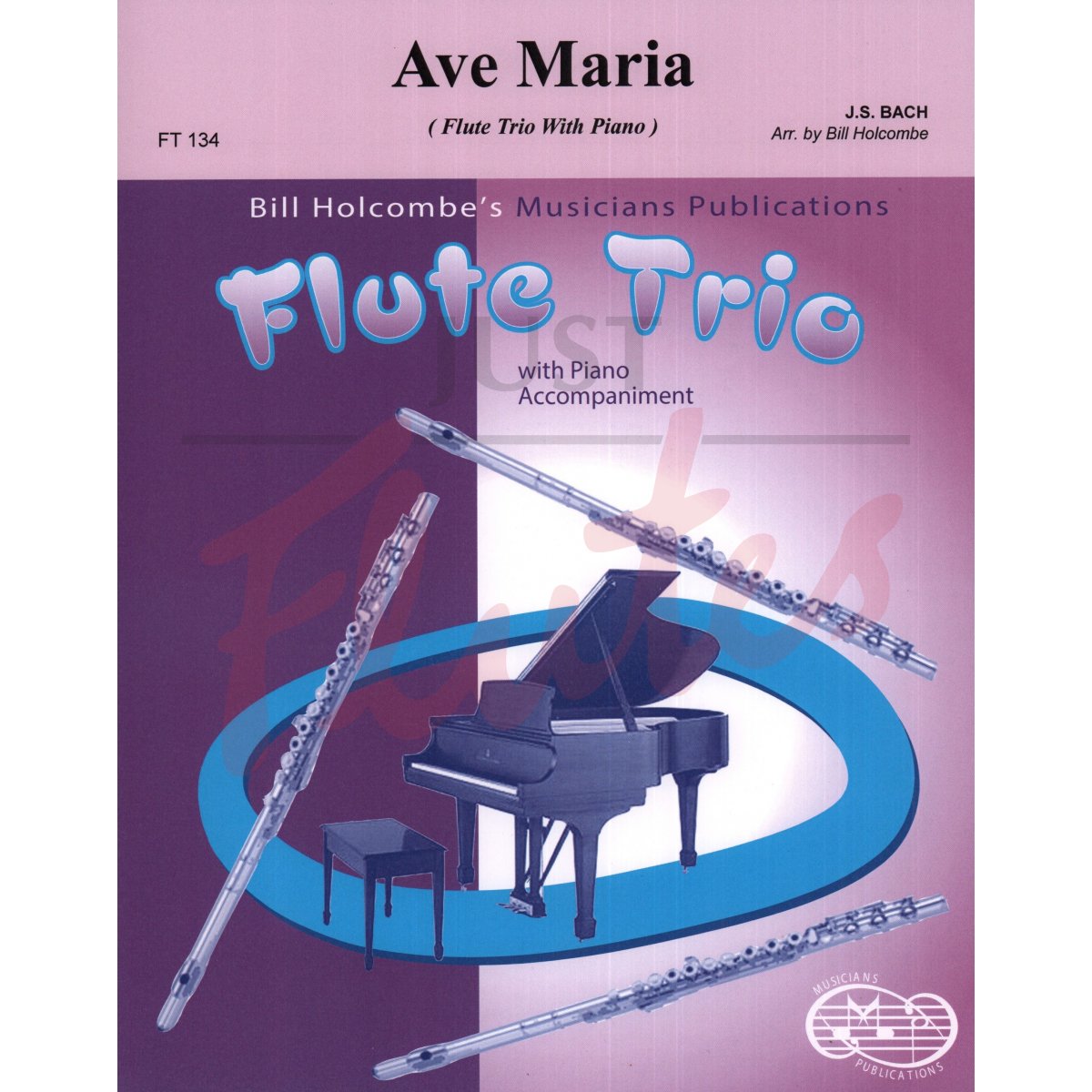 Ave Maria for Three Flutes and Piano