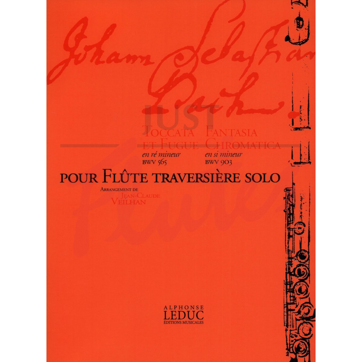 Toccata and Fugue in D minor BWV565 &amp; Fantasia Chromatica in B minor BWV903 for Solo Flute