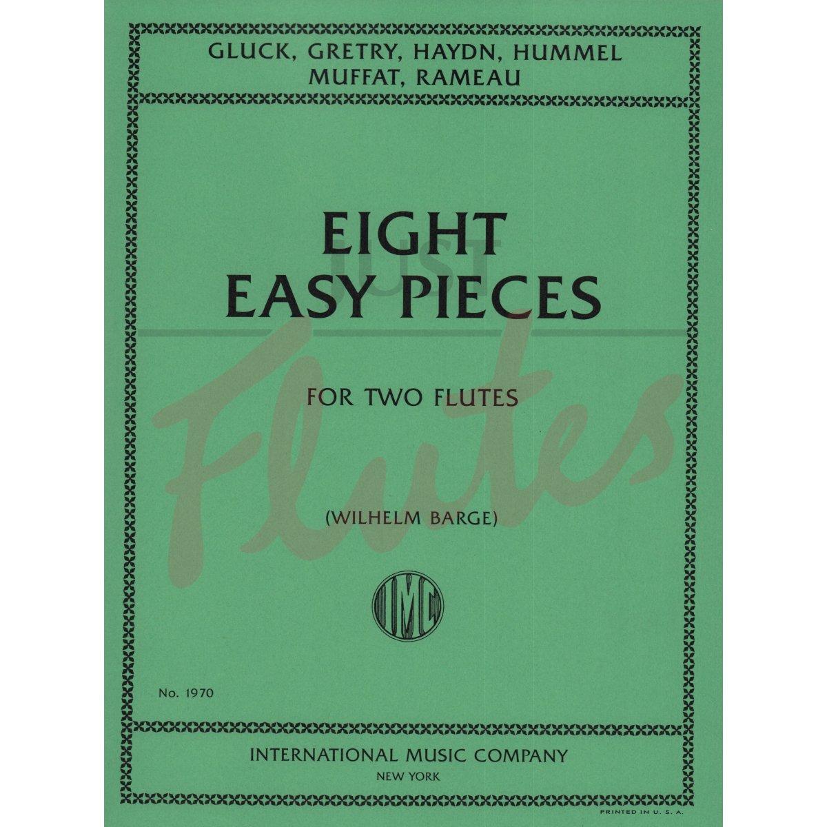 Eight Easy Pieces by Classical Composers for Two Flutes