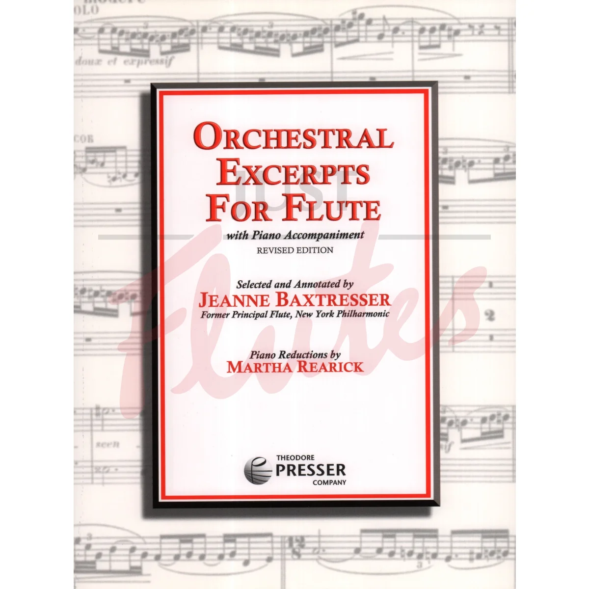 Orchestral Excerpts for Flute with Piano Accompaniment