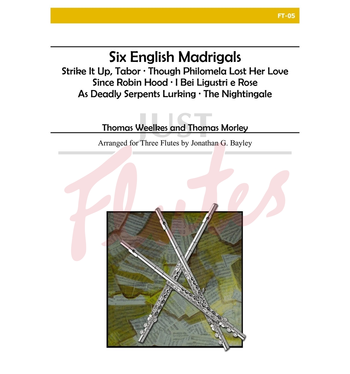 6 English Madrigals for Three Flutes