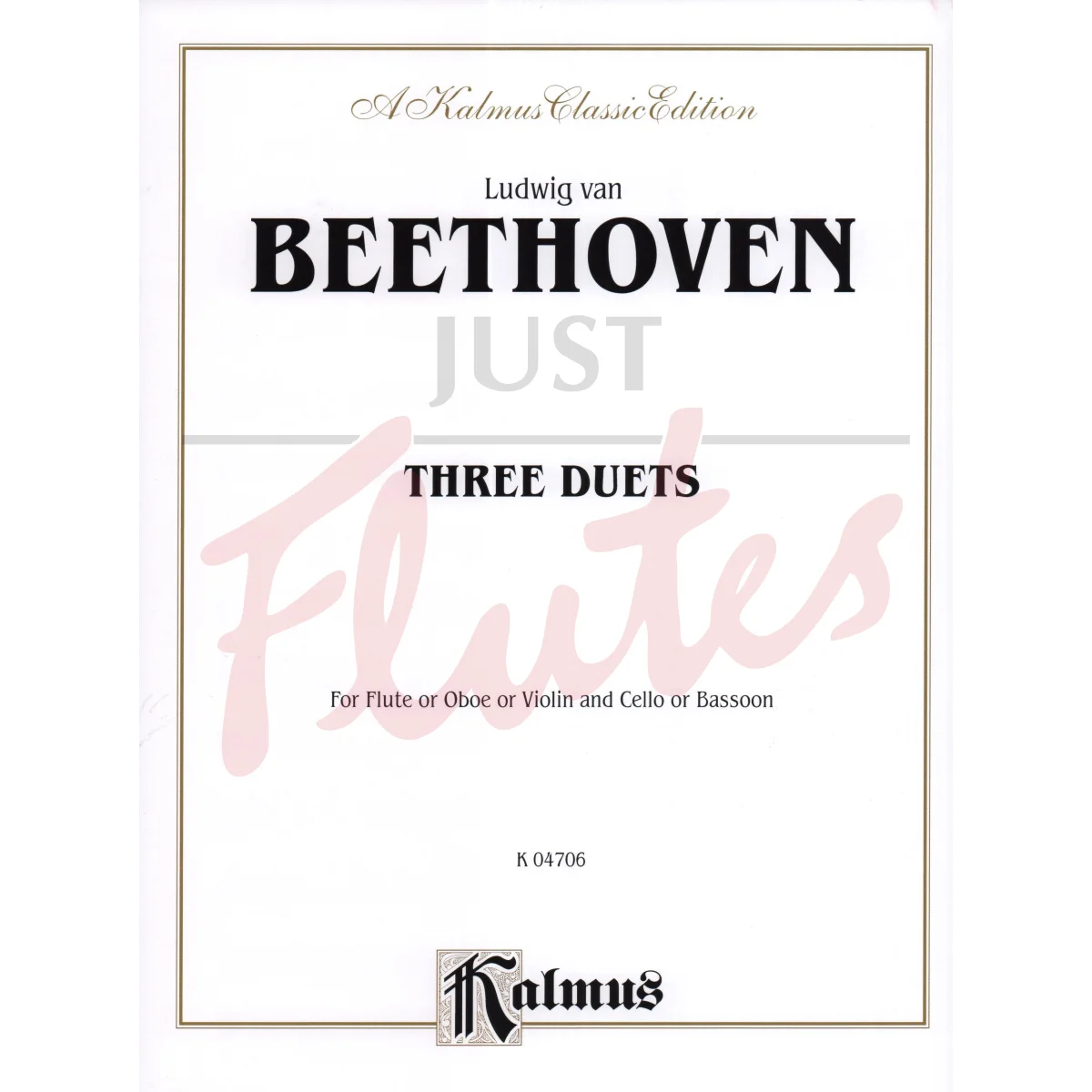 Three Duets for Flute and Cello/Bassoon