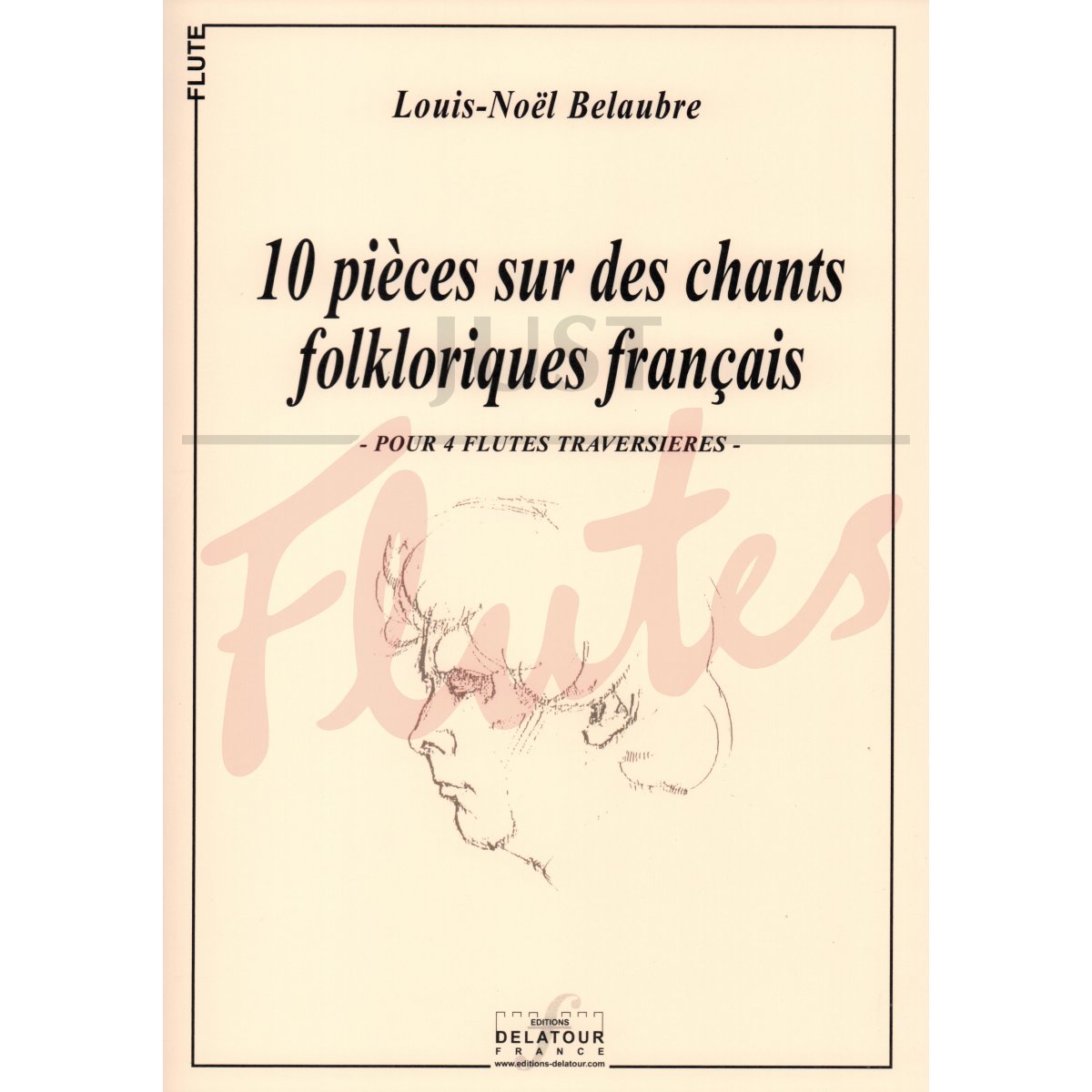 10 French Folksongs for Four Flutes