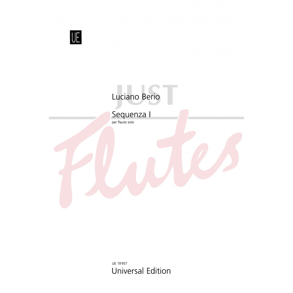 Sequenza I for Solo Flute [Conventional Notation]