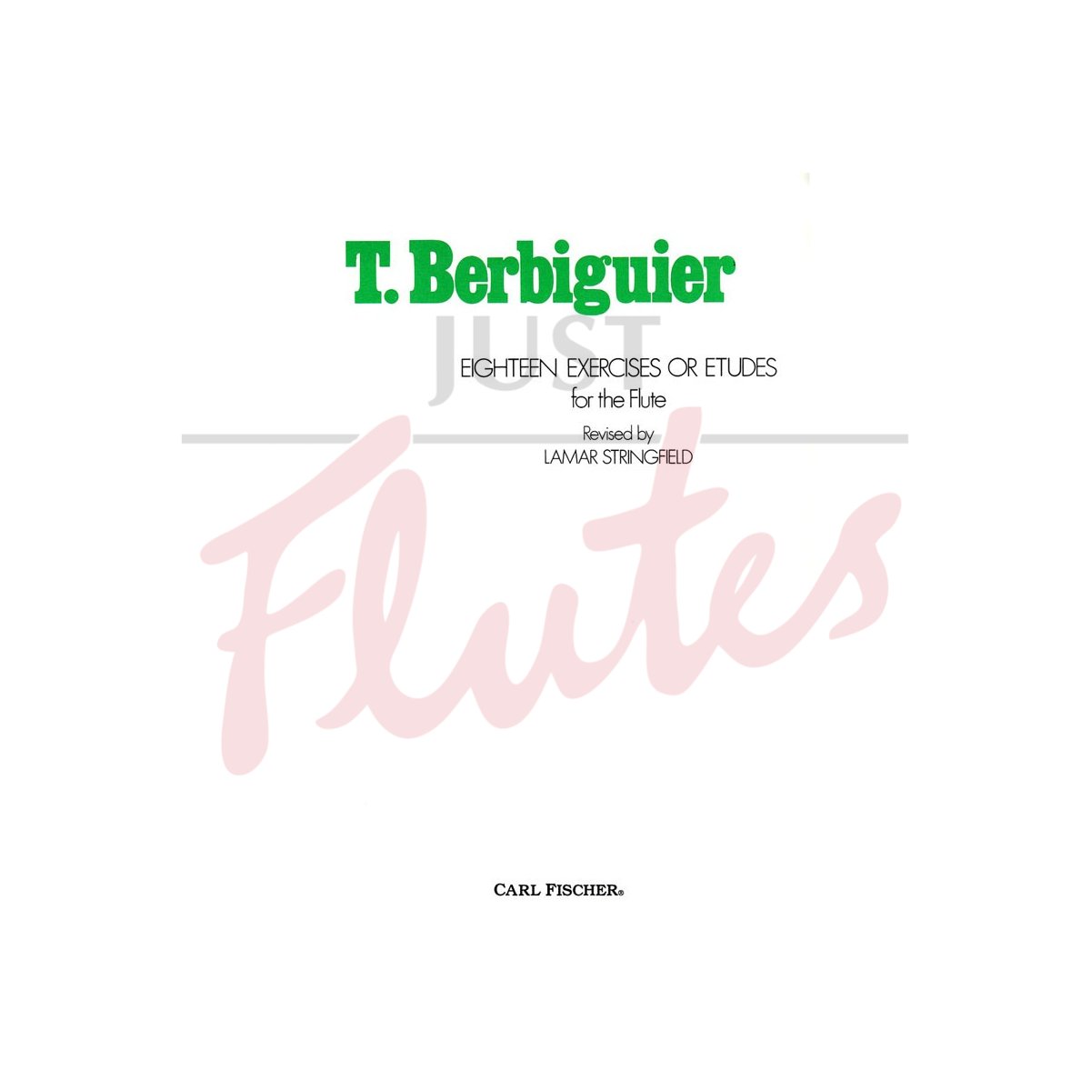 18 Exercises or Studies for Flute