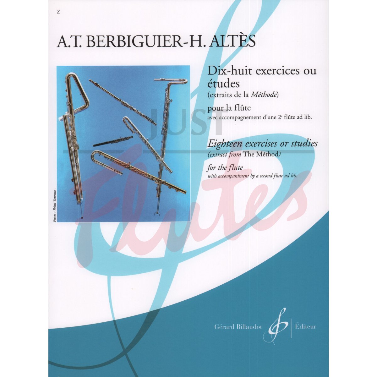 18 Exercises or Studies from Method for Flute (ad lib. 2nd flute part by Altes)