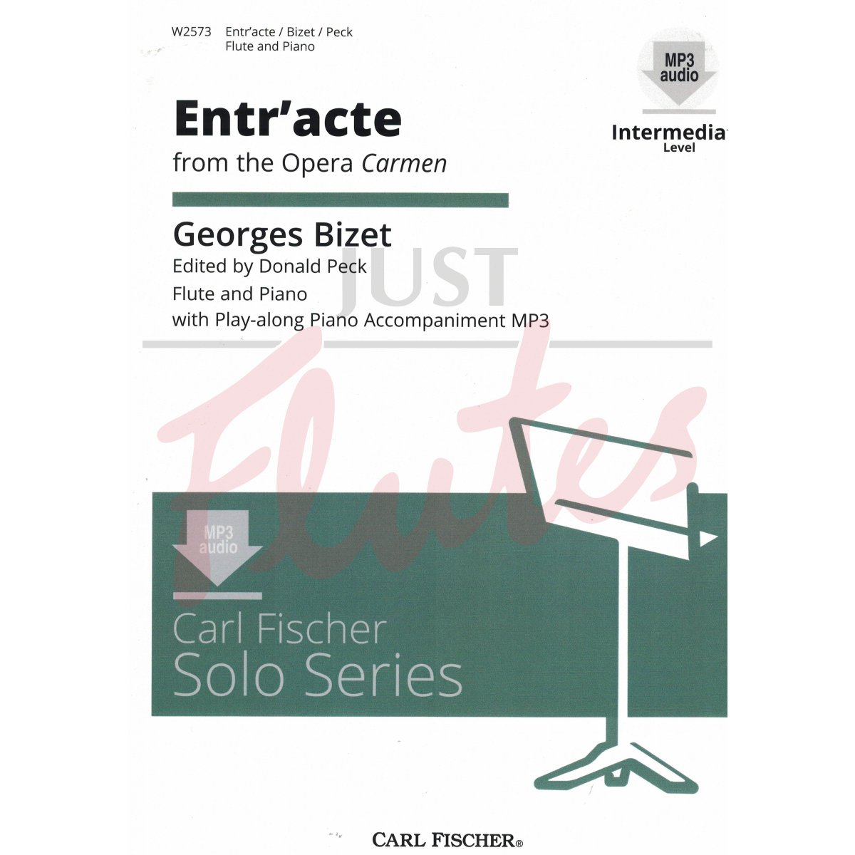 Entr&#039;acte from Carmen for Flute and Piano